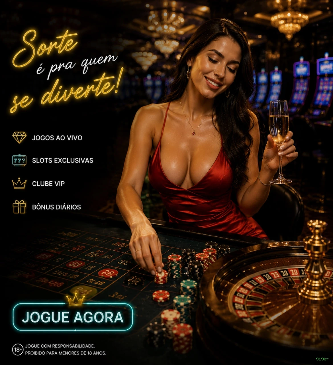 Jogos de Mesa Premium 919br - Blackjack, Roleta, Baccarat