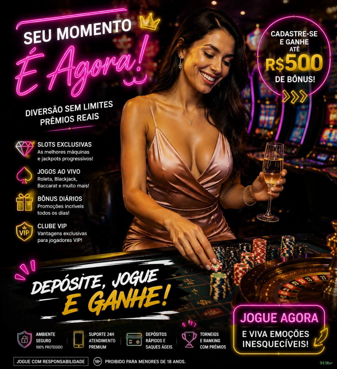 Cassino ao Vivo 919br - Dealers Brasileiros Profissionais